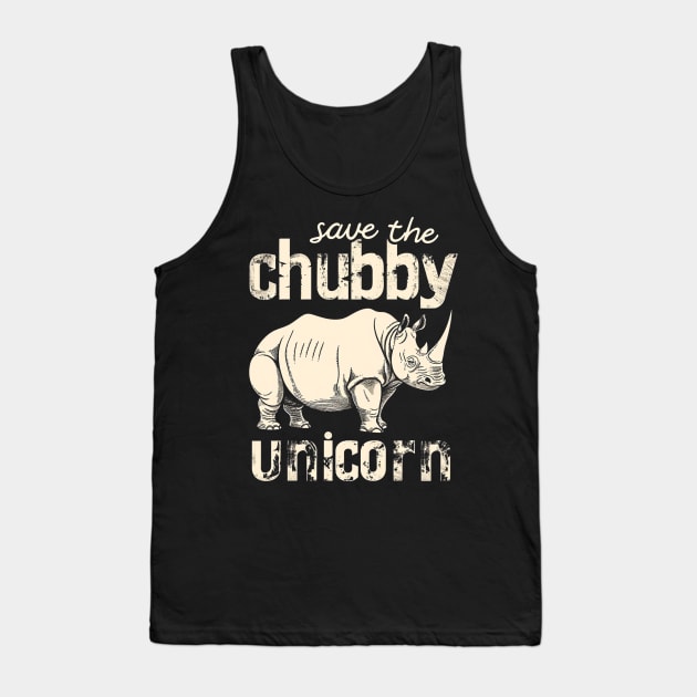 save the chubby unicorn Tank Top by StevenBag
